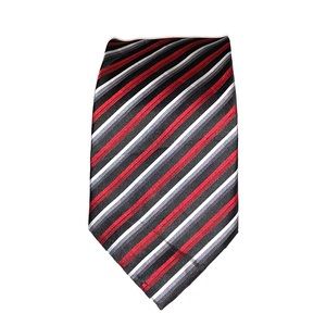 Stafford Essentials Striped Polyester Tie NWOT